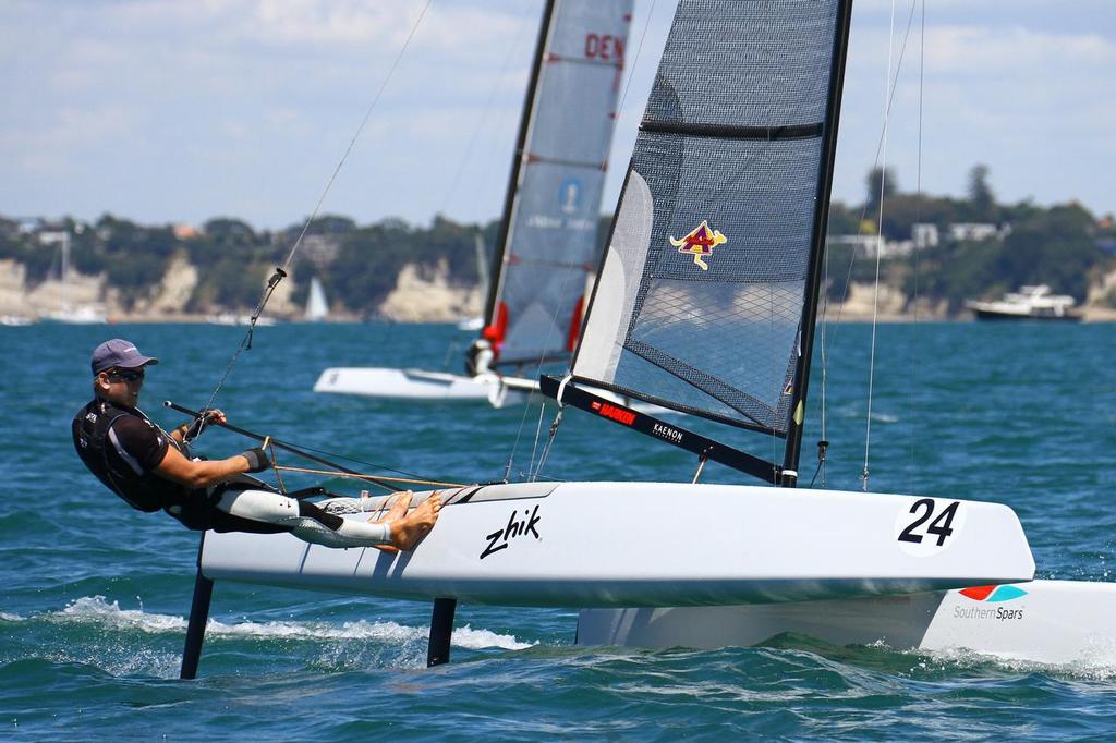 Int. A-Class Catamaran World Championship, Day 5, Takapuna NZ © Richard Gladwell www.photosport.co.nz